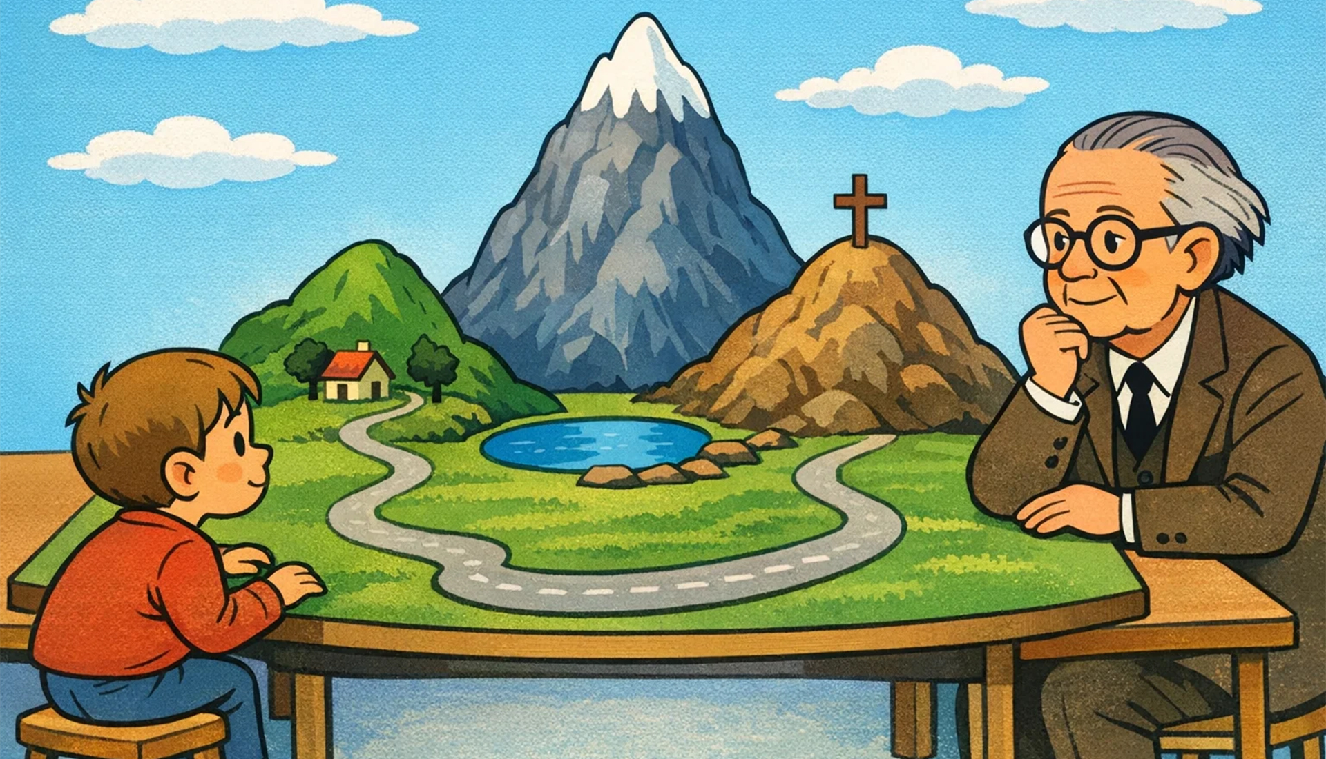 Immanuel Sindermann | Meine Ausarbeitung: Drei-Berge-Versuch von Jean Piaget