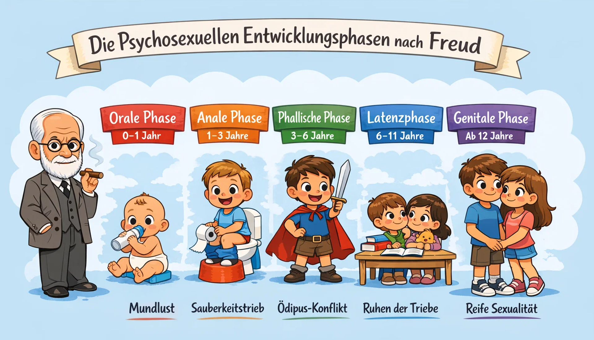 Immanuel Sindermann | Meine Ausarbeitung: Psychosexuelle Entwicklung nach Freud